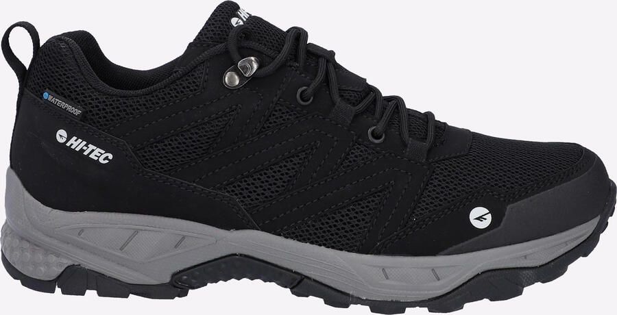 Hi-Tec Saunter WP Polyester Mesh Heren Zwarte Wandelschoenen
