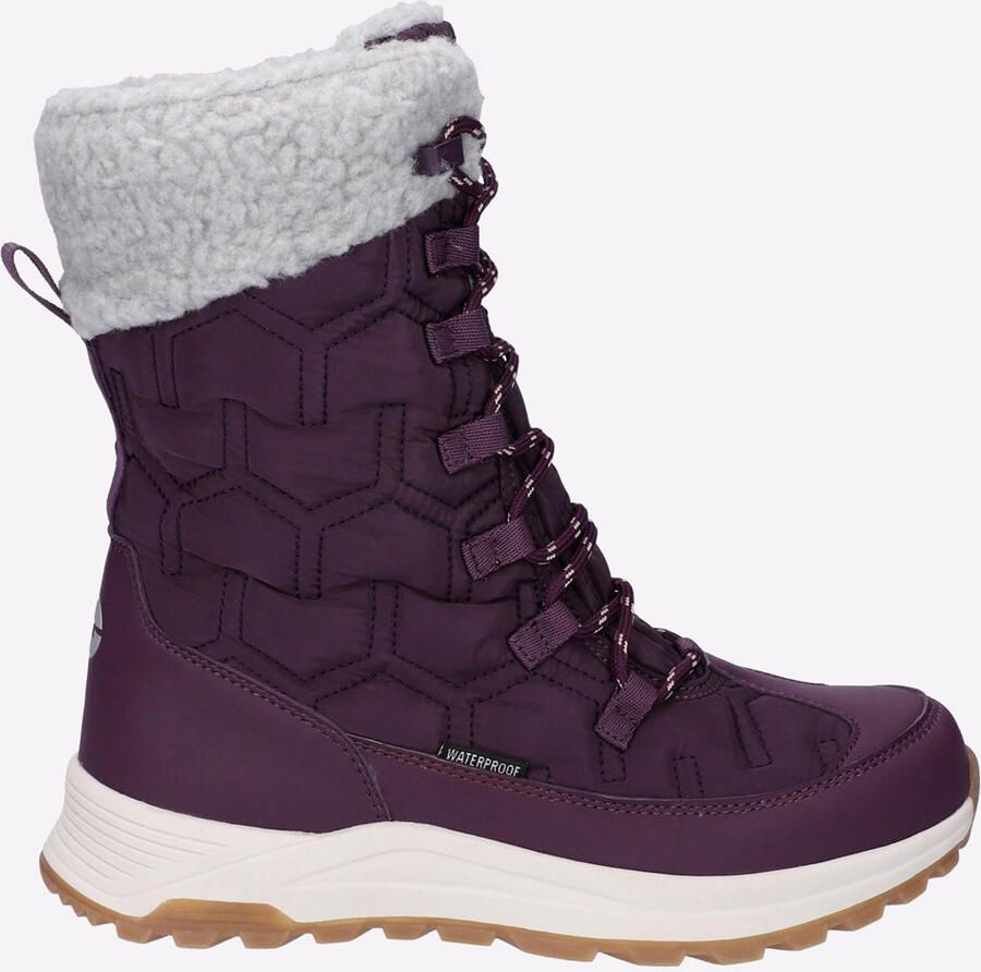 Hi-Tec Sophia Nylon Dames Italiaanse Prune sepia Roze Winter Enkellaarzen