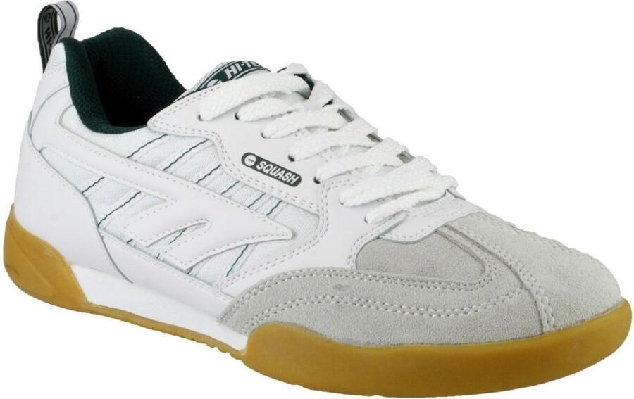 Hi-Tec Squash trainer Squash Sneaker Textiel Leer Witte Sneakers