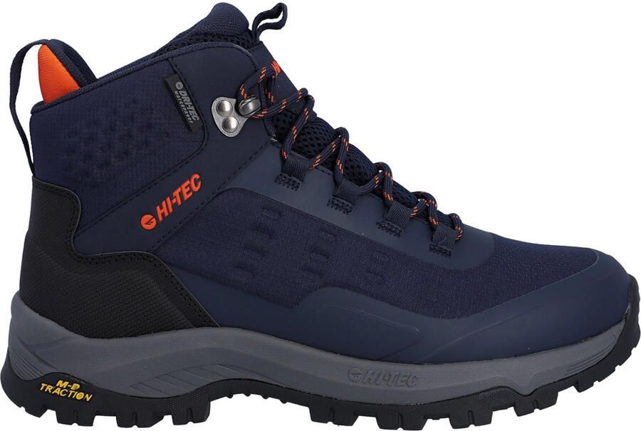 Hi-Tec Storm Expedition Sport Heren Wandelschoenen Van Polyurethaan In Marineblauw Oranje