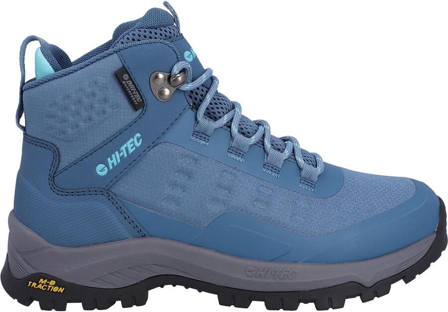 Hi-Tec Storm Expedition Sport Polyester Dames Mid Blauwe Wandelschoenen