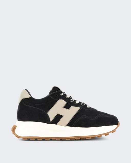 Hogan Dames sneaker h641 allacciato h patch-brown
