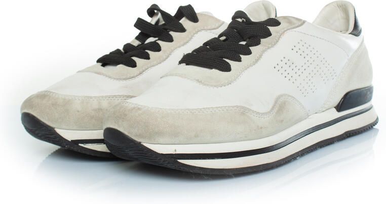 Hogan H forte sneaker in wit en beige