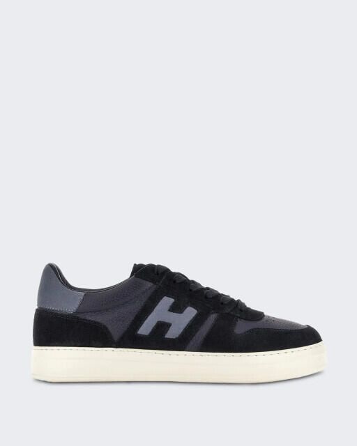Hogan Heren sneaker met vetersluiting en h-band detail