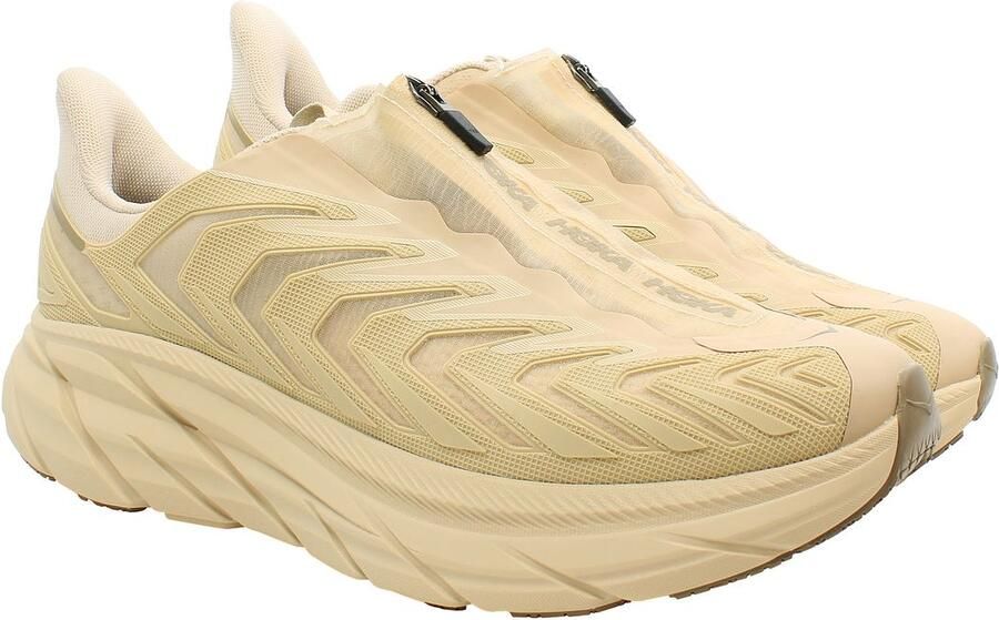 HOKA Project Clifton Heren Beige Sportschoenen