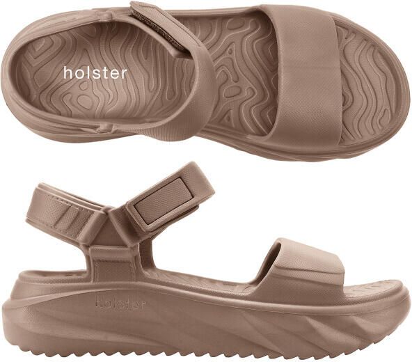 Holster Cloudnine vegan flatform sandaal dames waterproof & wasbaar podologisch goedgekeurd natural