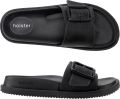 Holster Laze slippers vegan comfort podologisch goedgekeurd waterbestendig - Zwart
