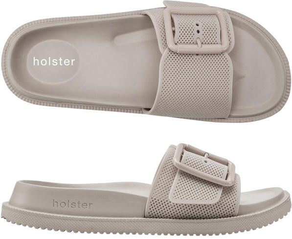 Holster Laze slippers vegan comfort podologisch goedgekeurd waterbestendig zandkleurig