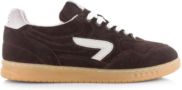 Hub Vancouver dark coffee light bone lage sneakers heren