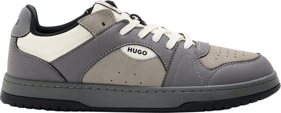 HUGO Hadrian Tenn Pugr herensneakers (Medium Grijs)