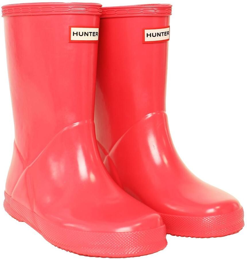 Hunter Gloss Kinder Roze Wellington Laarzen
