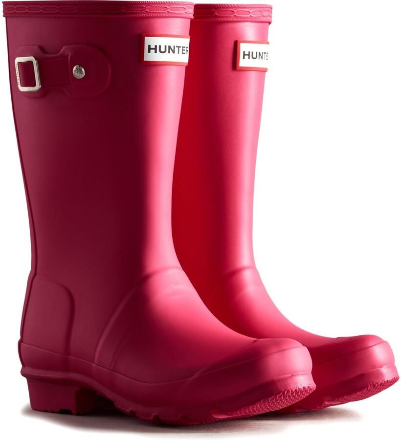 Hunter Junior Originals Laarzen Rubber Kinderen Felroze Wellie