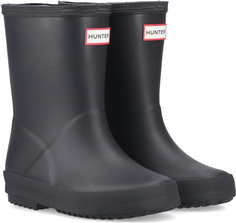 Hunter Kids First (Matte) Rubberen Kinderen's Zwarte Standaard Wellingtonlaarzen