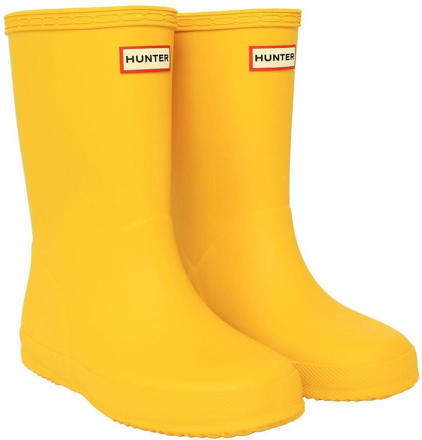 Hunter Original First Kinder Gele Wellington Laarzen