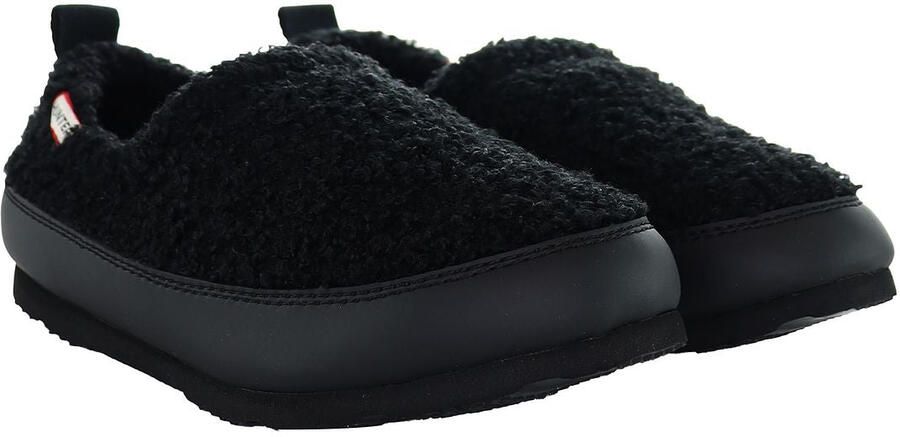 Hunter Sherpa Kleine Kinderen Zwarte Pantoffels