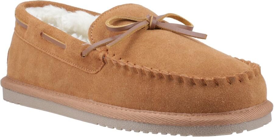 Hush Puppies Abraham Suède Heren Tan Slippers