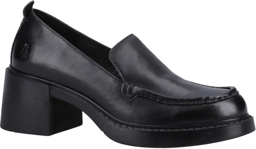 Hush Puppies Adelaide Dames Zwarte Leren Instappers
