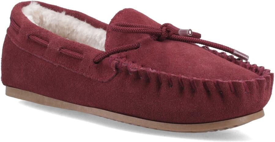 Hush Puppies Allie Suède Dames Bordeaux Slippers