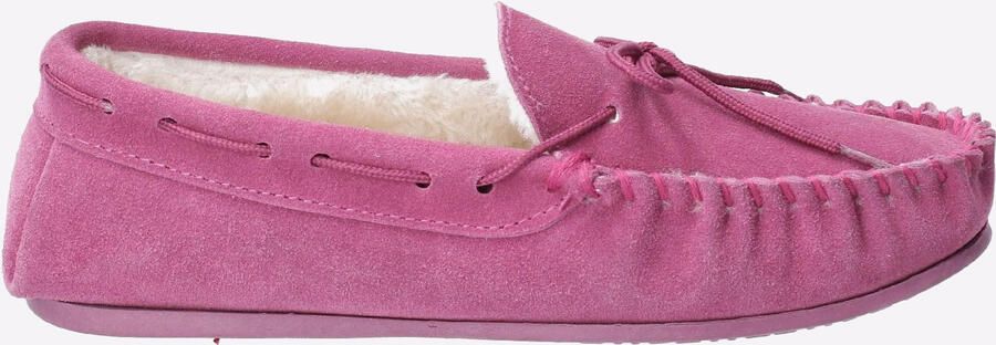 Hush Puppies Allie Suède Damesroze Pantoffels