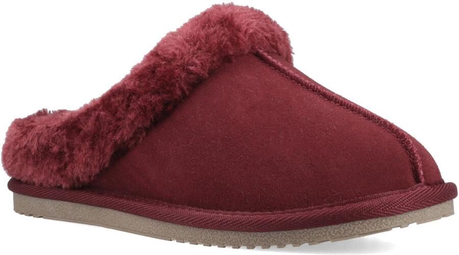 Hush Puppies Amara Suède Dames Bordeaux Slippers