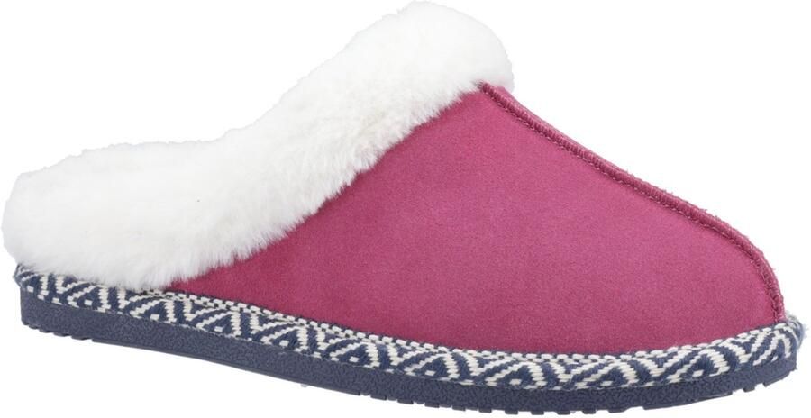 Hush Puppies Amara Suède Vrouwen Roze Pantoffels