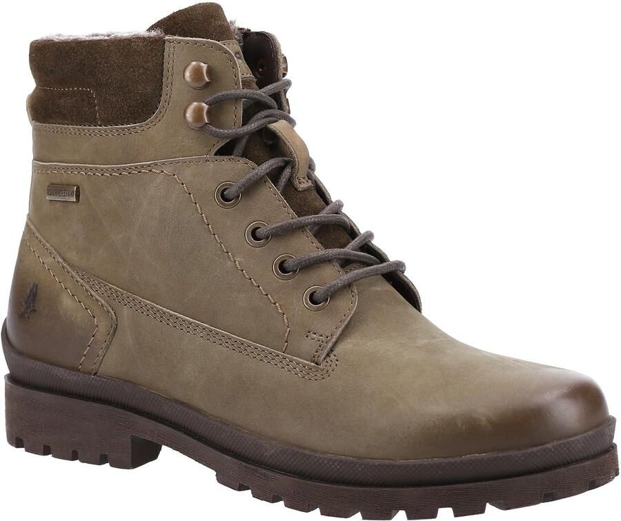 Hush Puppies Annay Leren Vrouwen Laarzen Khaki