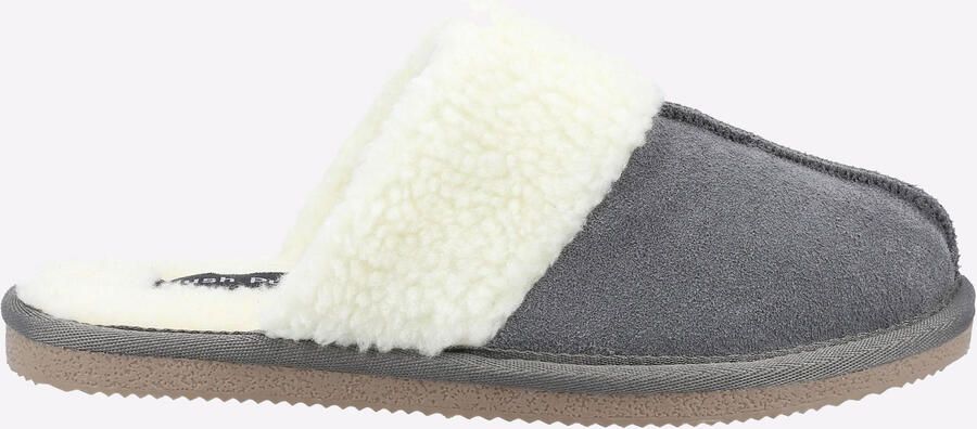 Hush Puppies Arianna Suede Dames Grijze Pantoffels