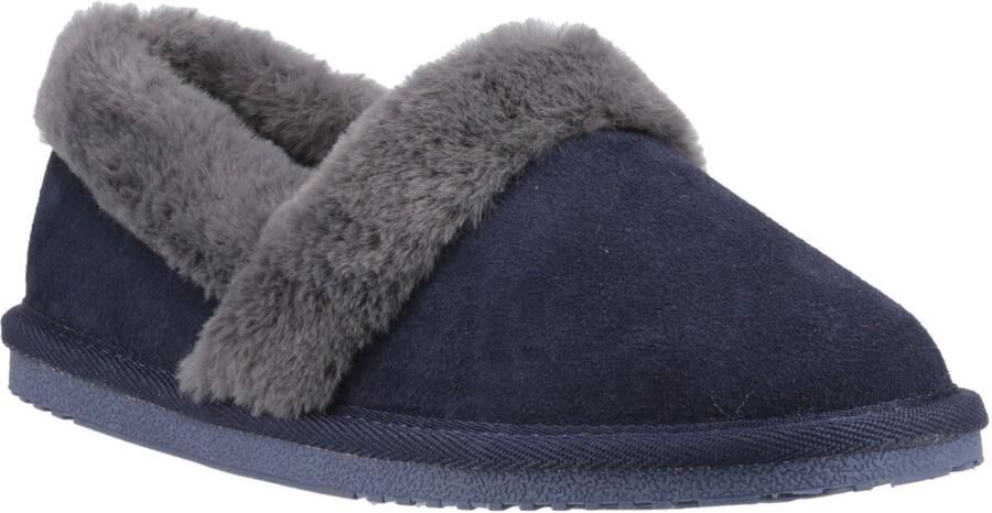 Hush Puppies Ariel Suède Dames Navy Slippers