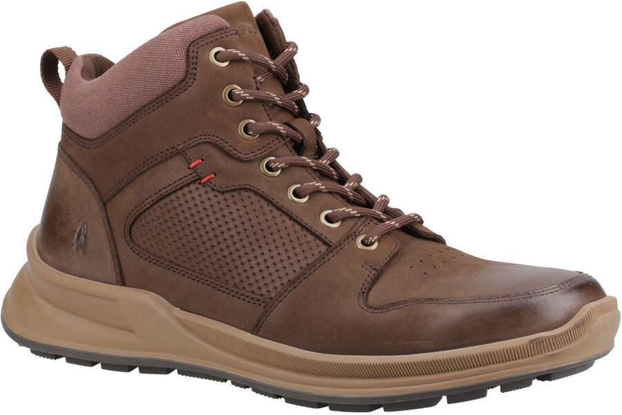 Hush Puppies Arnie Leder Heren Bruin Laarzen
