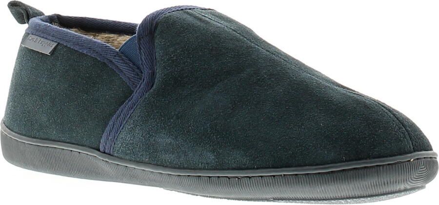 Hush Puppies arnold leren heren pantoffels marineblauw