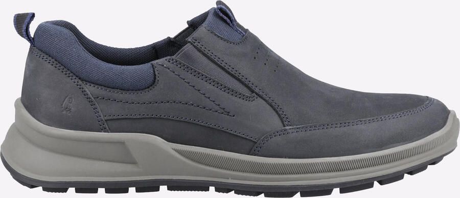 Hush Puppies Arthur Nubuck Heren Marineblauwe Instappers