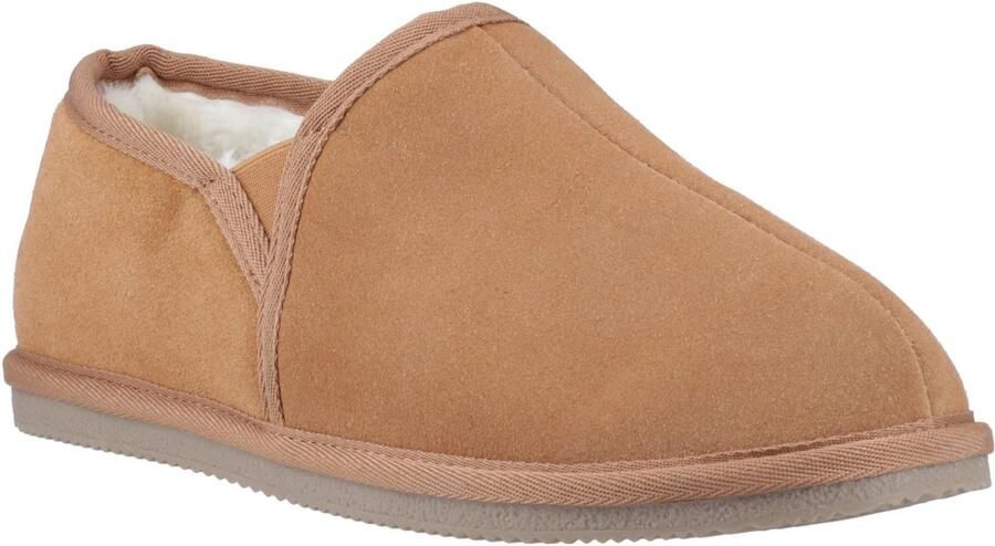 Hush Puppies Aryan Heren Pantoffels Van Suède In Bruin