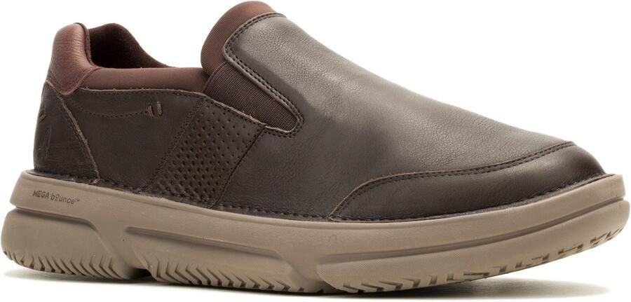 Hush Puppies Baylor Leren Herenschoenen Bruin Slippers