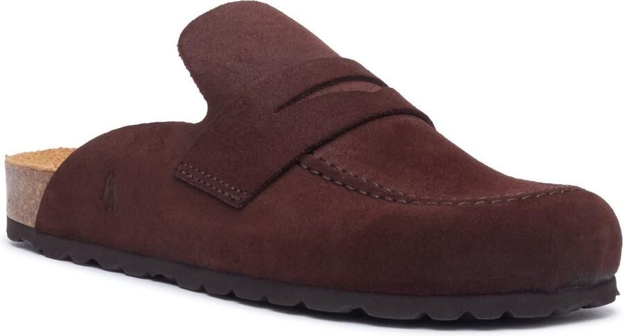Hush Puppies Briar Gesloten Neus Suède Dames CHOCOLADE Muilen