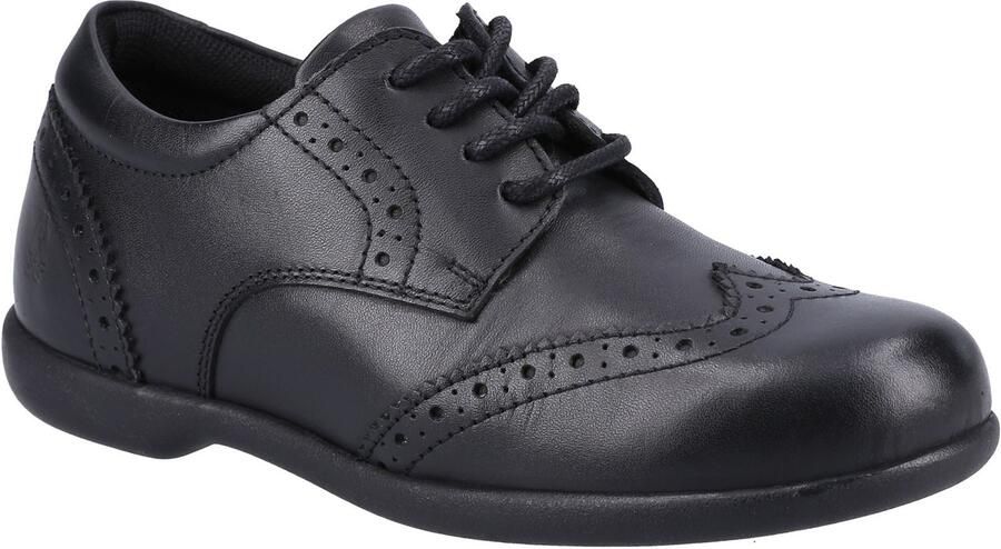 Hush Puppies Bridget JNR Meisjes Zwart Leren Brogues