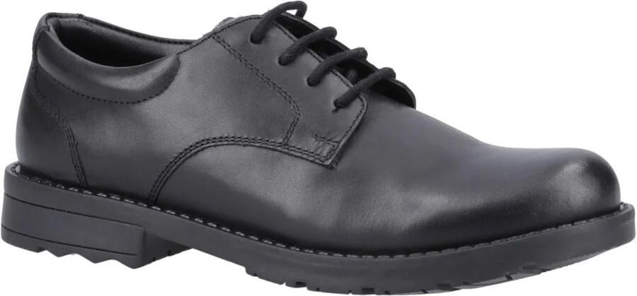 Hush Puppies BRUNO Jongens Leren School schoenen Zwart
