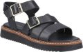 Hush Puppies Cady Leren Dames Zwarte Sandalen - Zwart