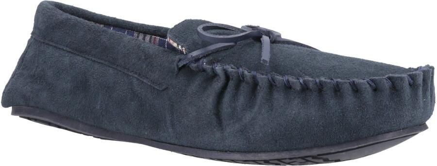 Hush Puppies Clyde Suede Herenpantoffels Navy
