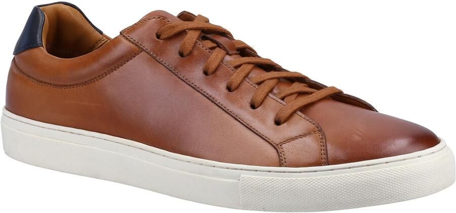 Hush Puppies Colton Leren Trein Heren