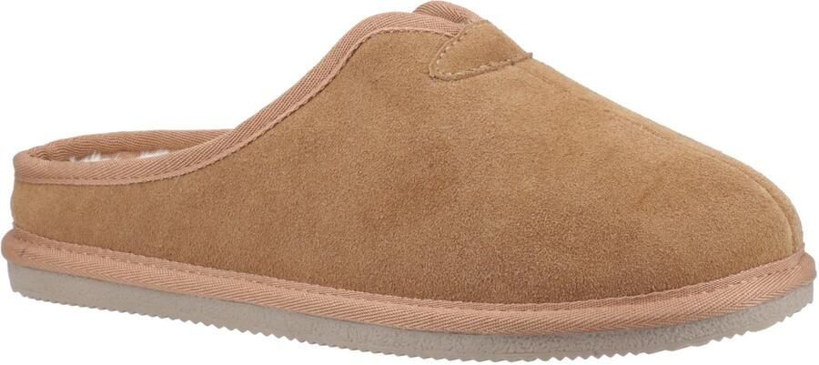 Hush Puppies Conrad Suède Herenslippers Tan