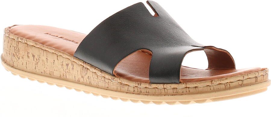 Hush Puppies Dames Sandalen Lage Hakken Eloise Leer Slip On zwart