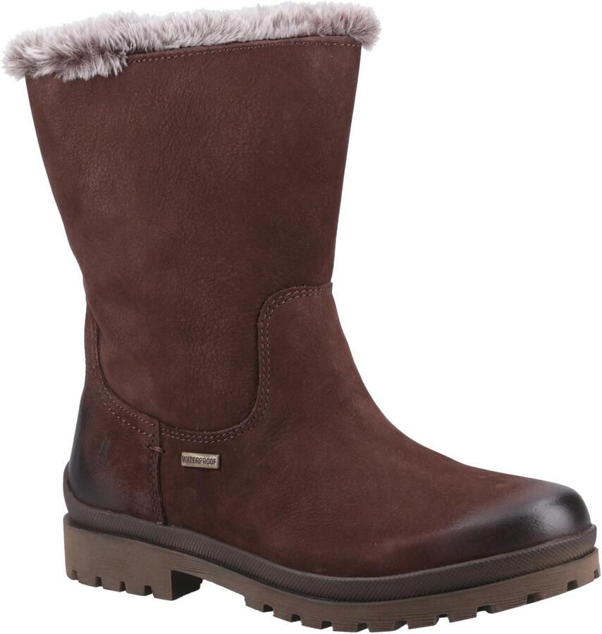 Hush Puppies Dames Alice enkellaarsjes (Bruin)