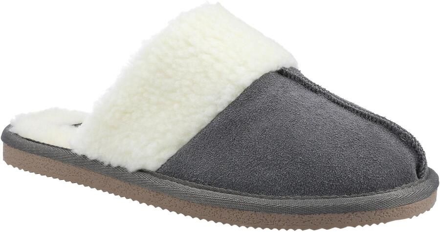 Hush Puppies Dames Arianna Suède Slippers (Grijs)