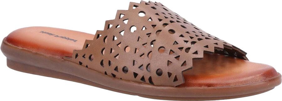 Hush Puppies Dames Bryony leren muiltjes (Tan)