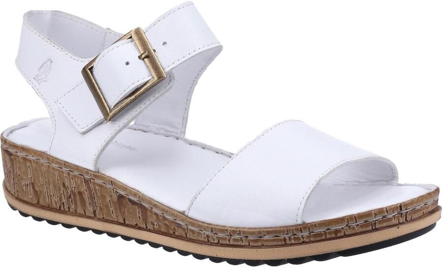 Hush Puppies Dames Ellie leren sandalen (Wit)