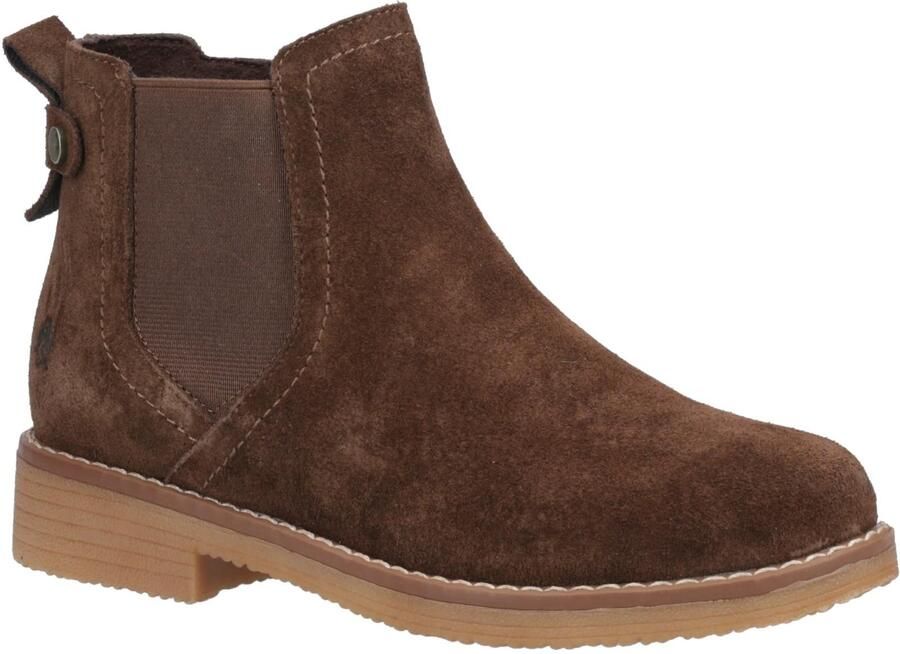 Hush Puppies Dames Maddy Suede Enkellaarzen (Chocolade)