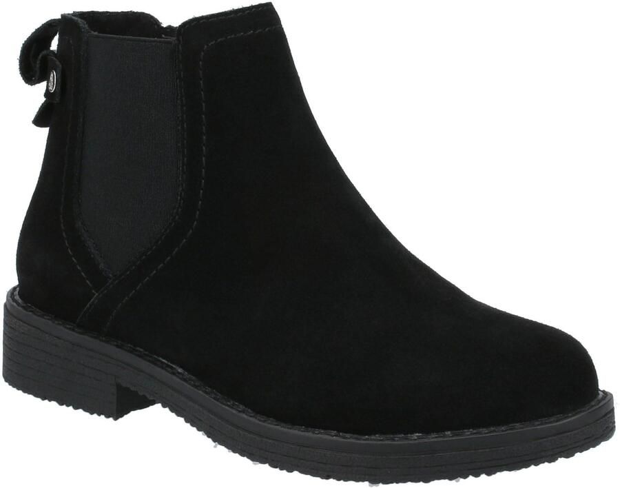 Hush Puppies Dames Maddy Suede Enkellaarzen (Zwart)