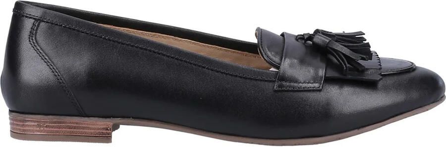 Hush Puppies Dames Marissa Leren Tassel Loafers (Zwart)