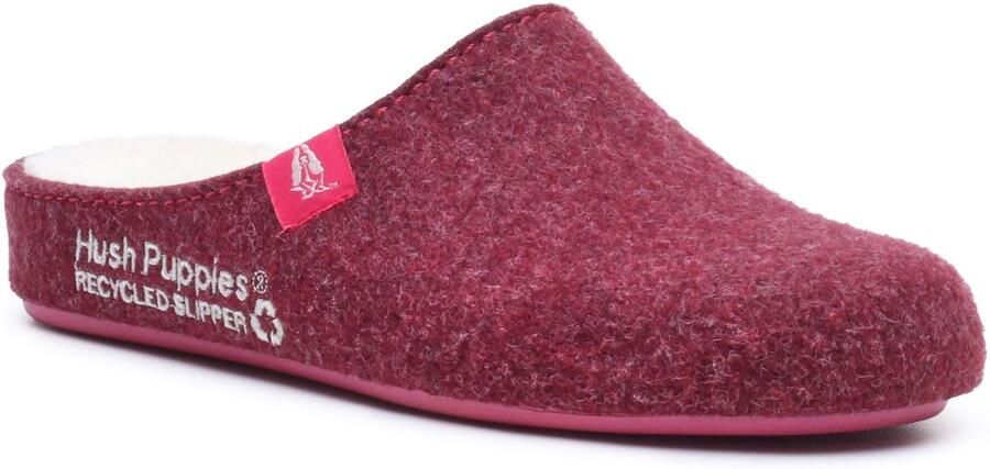 Hush Puppies De Goede Slipper Polyester Dames Bordeaux Slippers