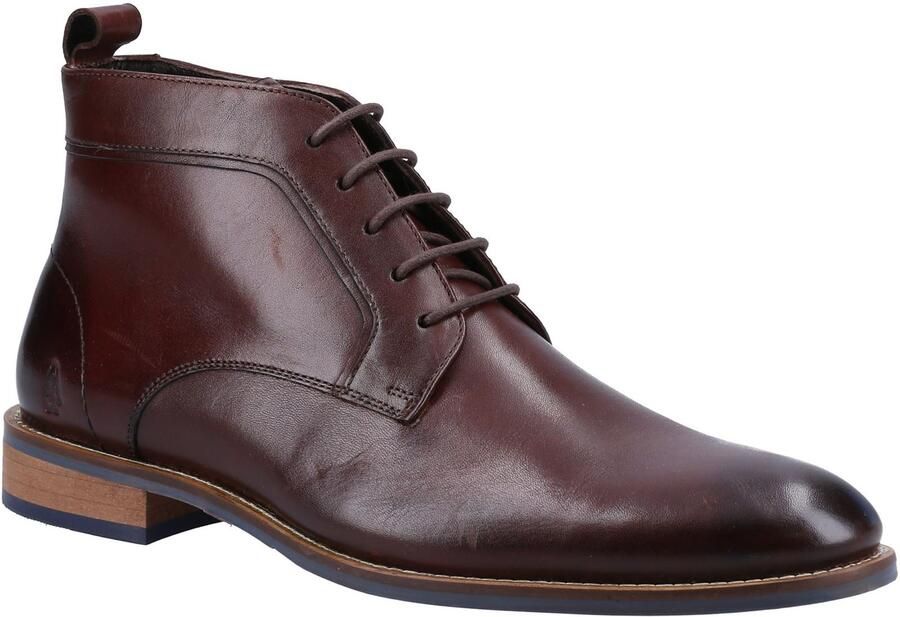 Hush Puppies Declan Veterschoenen Leer Heren Bruine Laarzen